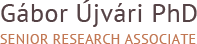 Gábor Újvári PhD - senior research associate